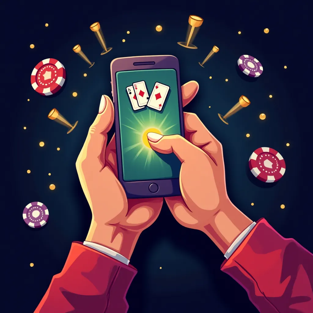 royalbet mobile slot showcase illustration